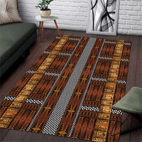 Malo e Lelei Tonga Area Rug Tongan Ngatu Tapa Cloth - Polynesian Pride