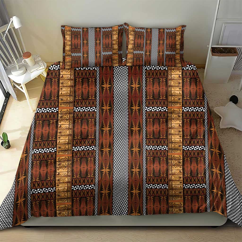 Malo e Lelei Tonga Bedding Set Tongan Ngatu Tapa Cloth - Polynesian Pride