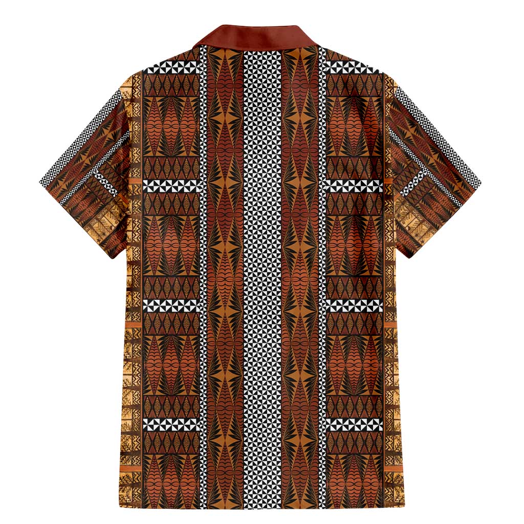 Malo e Lelei Tonga Family Matching Mermaid Dress and Hawaiian Shirt Tongan Ngatu Tapa Cloth - Polynesian Pride