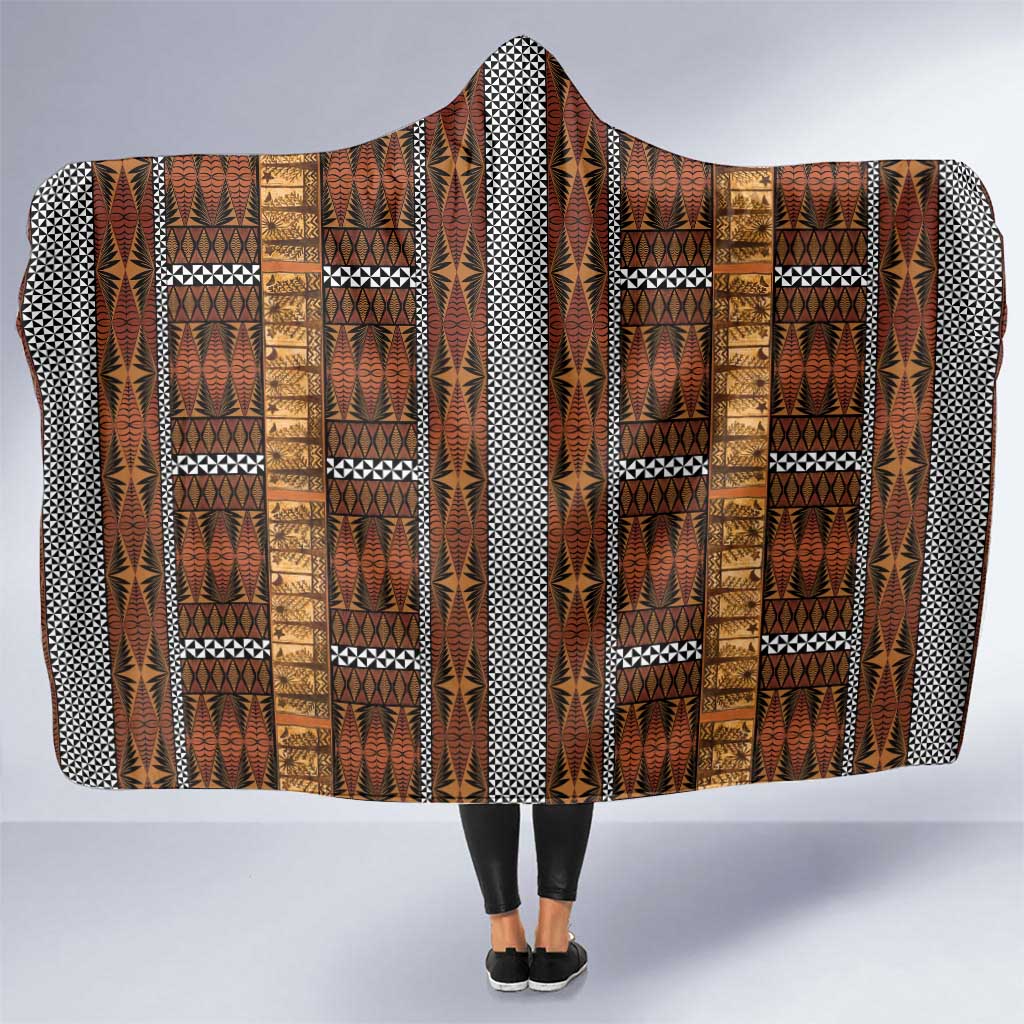 Malo e Lelei Tonga Hooded Blanket Tongan Ngatu Tapa Cloth - Polynesian Pride