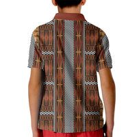 Malo e Lelei Tonga Kid Polo Shirt Tongan Ngatu Tapa Cloth - Polynesian Pride