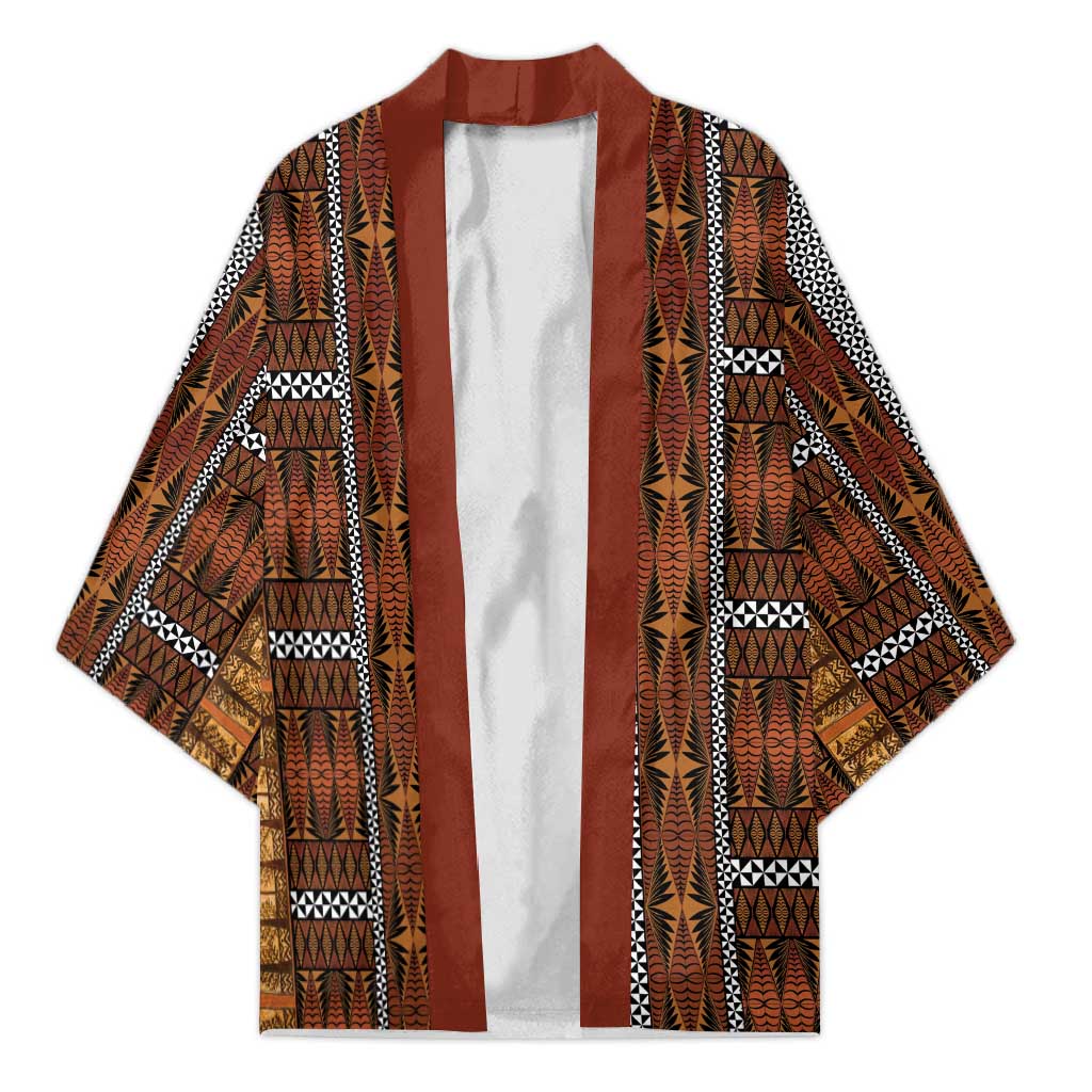 Malo e Lelei Tonga Kimono Tongan Ngatu Tapa Cloth - Polynesian Pride