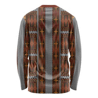 Malo e Lelei Tonga Long Sleeve Shirt Tongan Ngatu Tapa Cloth - Polynesian Pride