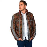 Malo e Lelei Tonga Padded Jacket Tongan Ngatu Tapa Cloth - Polynesian Pride