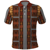 Malo e Lelei Tonga Polo Shirt Tongan Ngatu Tapa Cloth - Polynesian Pride
