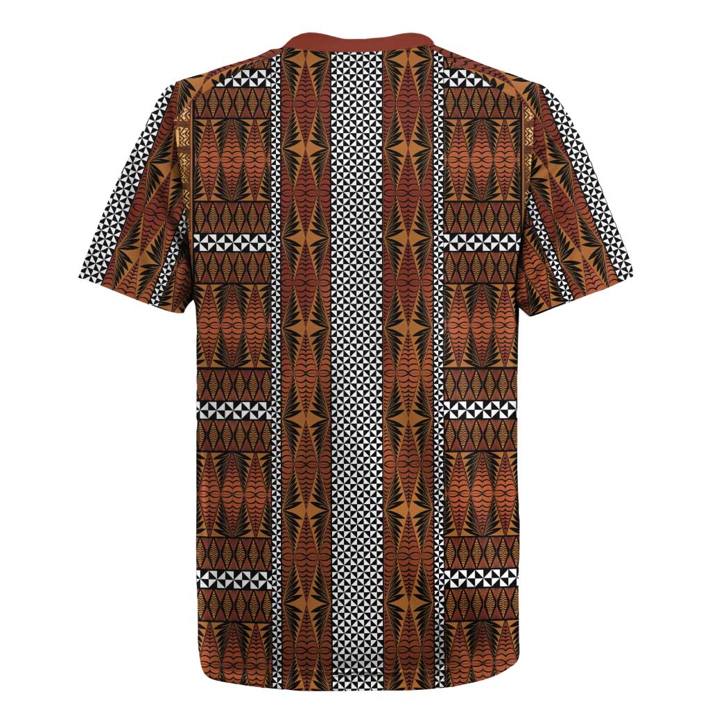 Malo e Lelei Tonga Rugby Jersey Tongan Ngatu Tapa Cloth - Polynesian Pride