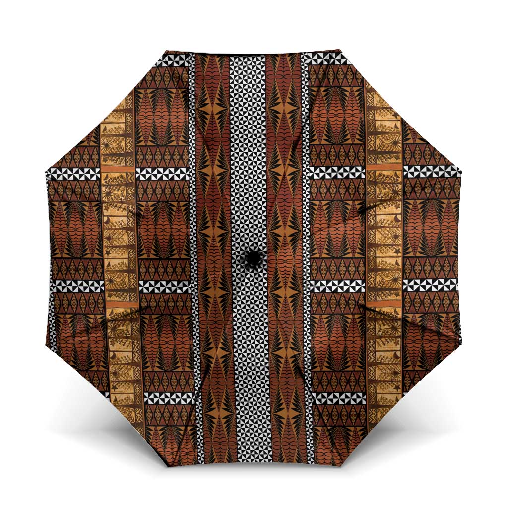 Malo e Lelei Tonga Umbrella Tongan Ngatu Tapa Cloth - Polynesian Pride