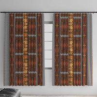 Malo e Lelei Tonga Window Curtain Tongan Ngatu Tapa Cloth - Polynesian Pride