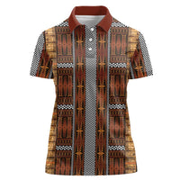 Malo e Lelei Tonga Women Polo Shirt Tongan Ngatu Tapa Cloth - Polynesian Pride