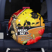 New Zealand And Australia ANZAC Day Spare Tire Cover Aboriginal Maori Starring Night Style