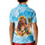 Aloha Hawaii Women's Day Kid Polo Shirt Hula Girl With Ukulele Tropical Style LT14 - Polynesian Pride