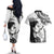 New Zealand Women's Day Couples Matching Off The Shoulder Long Sleeve Dress and Hawaiian Shirt Aotearoa Kia Whakapumau Te Mana Wahine LT14 - Polynesian Pride