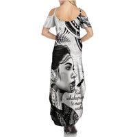 New Zealand Women's Day Summer Maxi Dress Aotearoa Kia Whakapumau Te Mana Wahine LT14 - Polynesian Pride