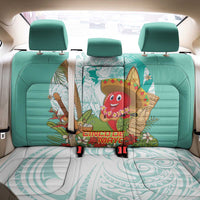 Hawaii Cinco de Mayo Back Car Seat Cover Chili Pepper Hula Girl Tropical Vibes