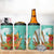 Hawaii Cinco de Mayo 4 in 1 Can Cooler Tumbler Chili Pepper Hula Girl Tropical Vibes