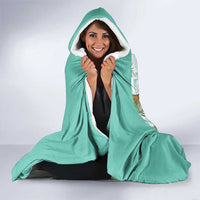 Hawaii Cinco de Mayo Hooded Blanket Chili Pepper Hula Girl Tropical Vibes
