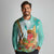 Hawaii Cinco de Mayo Long Sleeve Polo Shirt Chili Pepper Hula Girl Tropical Vibes