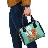 Hawaii Cinco de Mayo Shoulder Handbag Chili Pepper Hula Girl Tropical Vibes LT14 - Polynesian Pride
