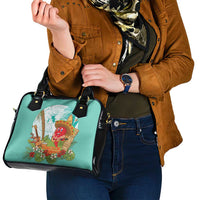 Hawaii Cinco de Mayo Shoulder Handbag Chili Pepper Hula Girl Tropical Vibes LT14 - Polynesian Pride
