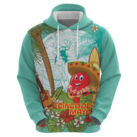 Hawaii Cinco de Mayo Zip Hoodie Chili Pepper Hula Girl Tropical Vibes LT14 - Polynesian Pride