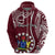 Custom June 15 Mangaia Gospel Day Mangaia Cook Islands Hoodie Maroon Version LT14 - Polynesian Pride