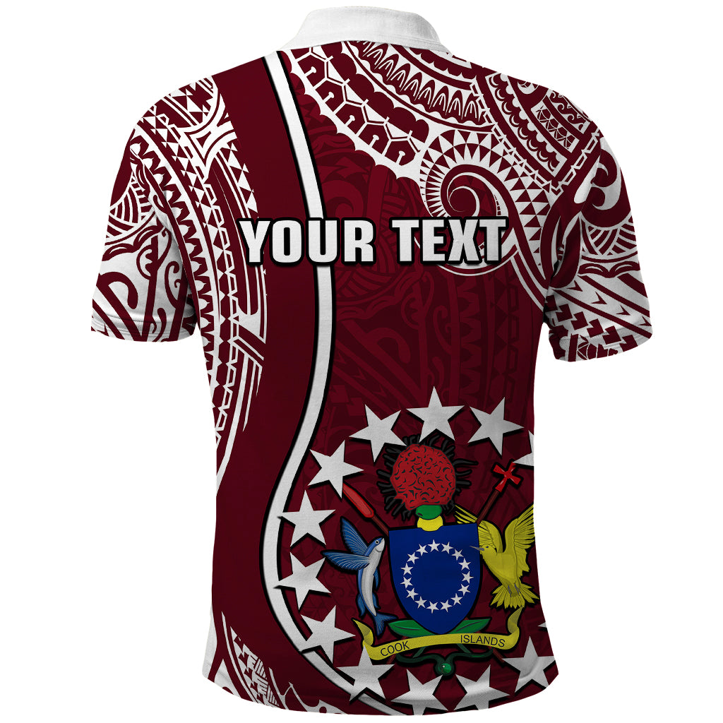 Custom June 15 Mangaia Gospel Day Mangaia Cook Islands Polo Shirt Maroon Version LT14 - Polynesian Pride
