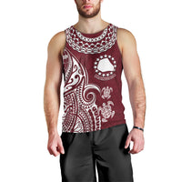 Personalised Mangaia Cook Islands Men Tank Top Polynesian Sea Turtle LT14 - Polynesian Pride