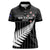 Custom New Zealand Silver Fern Cricket Women Polo Shirt Aotearoa Maori Go Black Cap