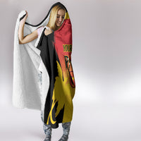 Custom Papua New Guinea Cricket Hooded Blanket 2024 Go PNG