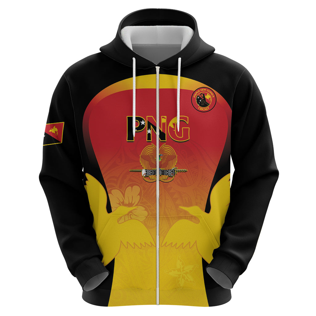 Custom Papua New Guinea Cricket Hoodie 2024 Go PNG