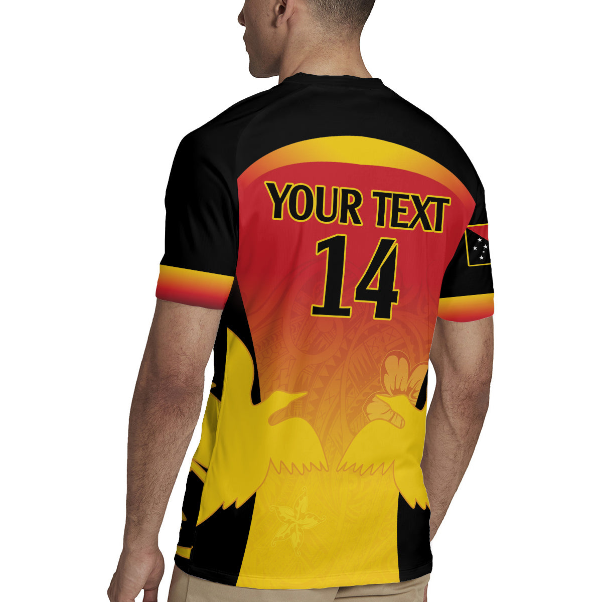 Custom Papua New Guinea Cricket Rugby Jersey 2024 Go PNG