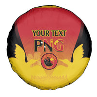 Custom Papua New Guinea Cricket Spare Tire Cover 2024 Go PNG