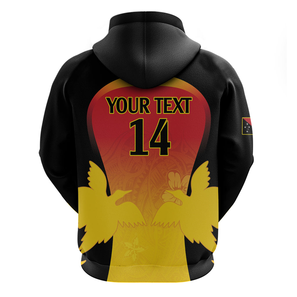 Custom Papua New Guinea Cricket Zip Hoodie 2024 Go PNG