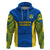 Custom Solomon Islands Rugby Hoodie Pacific Go Solies LT14 Pullover Hoodie Blue - Polynesian Pride