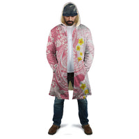 Pink Hawaii Shark Tattoo Cloak Puakenikeni Lei Plumeria Polynesian Pattern LT14 - Polynesian Pride