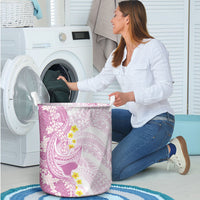Purple Hawaii Shark Tattoo Laundry Basket Puakenikeni Lei Plumeria Polynesian Pattern