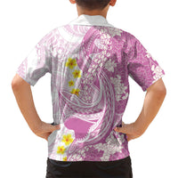 Purple Hawaii Shark Tattoo Hawaiian Shirt Puakenikeni Lei Plumeria Polynesian Pattern LT14 - Polynesian Pride