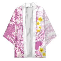 Purple Hawaii Shark Tattoo Kimono Puakenikeni Lei Plumeria Polynesian Pattern LT14 Unisex Purple - Polynesian Pride