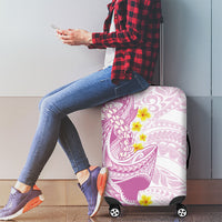 Purple Hawaii Shark Tattoo Luggage Cover Puakenikeni Lei Plumeria Polynesian Pattern LT14 - Polynesian Pride