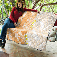 Orange Hawaii Shark Tattoo Quilt Puakenikeni Lei Plumeria Polynesian Pattern LT14 - Polynesian Pride