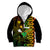 Personalised Paddle Board Hawaii Kid Hoodie Molokai 2 Oahu World Championships Kakau Pattern LT14 Zip Hoodie Black - Polynesian Pride
