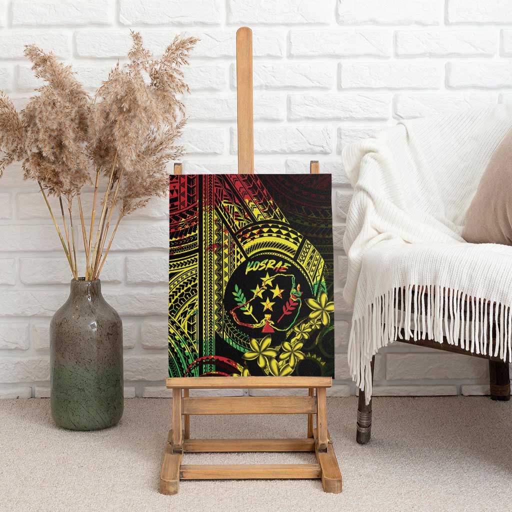 Reggae Kosrae Liberation Day Canvas Wall Art September 8 Polynesian Tattoo - Polynesian Pride