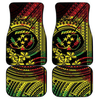 Reggae Kosrae Liberation Day Car Mats September 8 Polynesian Tattoo LT14 - Polynesian Pride