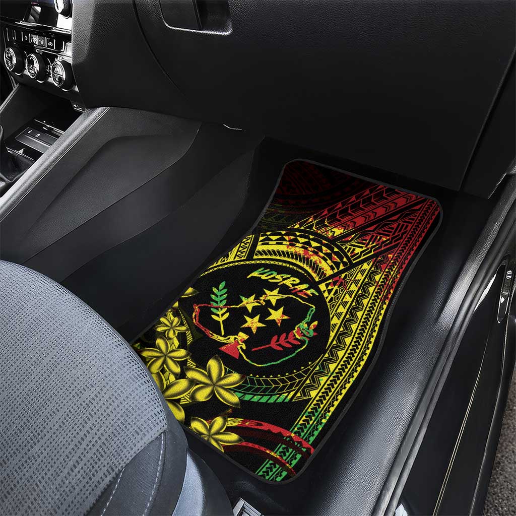 Reggae Kosrae Liberation Day Car Mats September 8 Polynesian Tattoo LT14 - Polynesian Pride