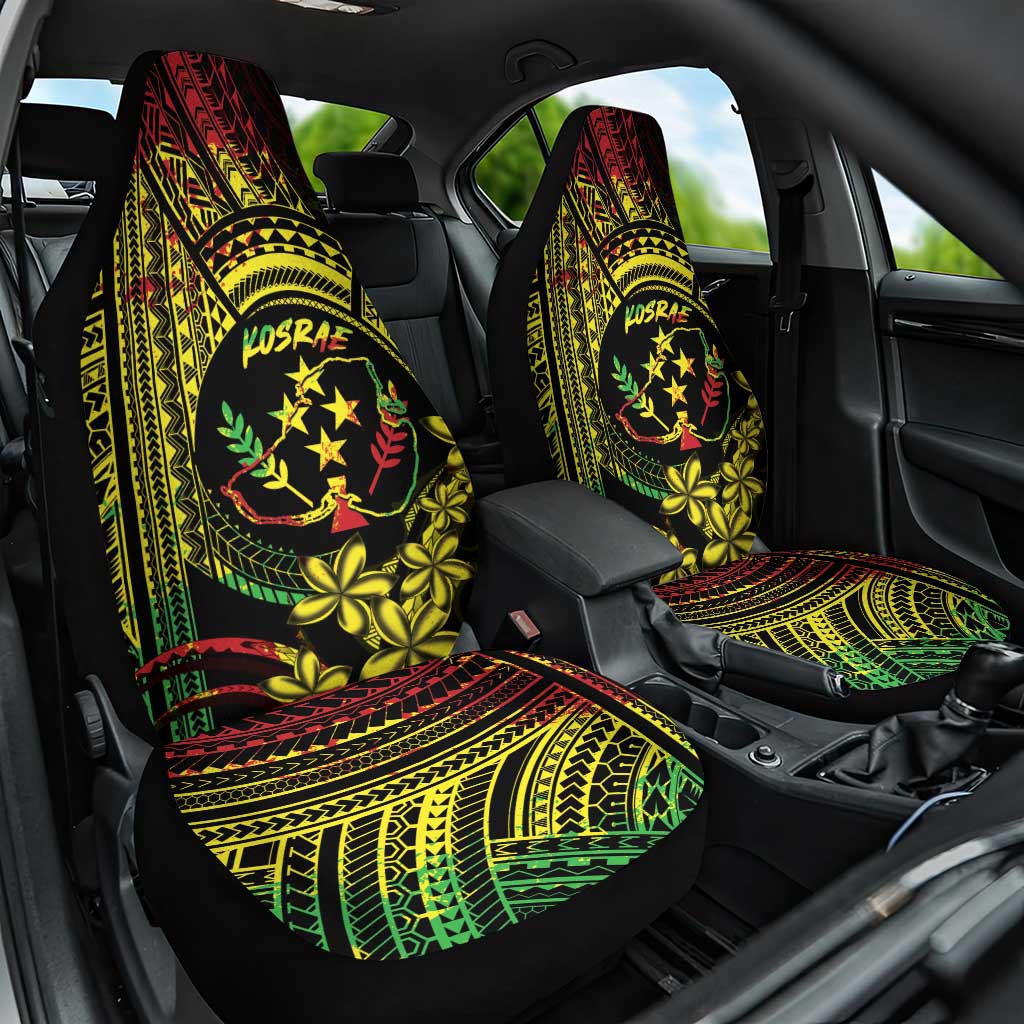 Reggae Kosrae Liberation Day Car Seat Cover September 8 Polynesian Tattoo - Polynesian Pride