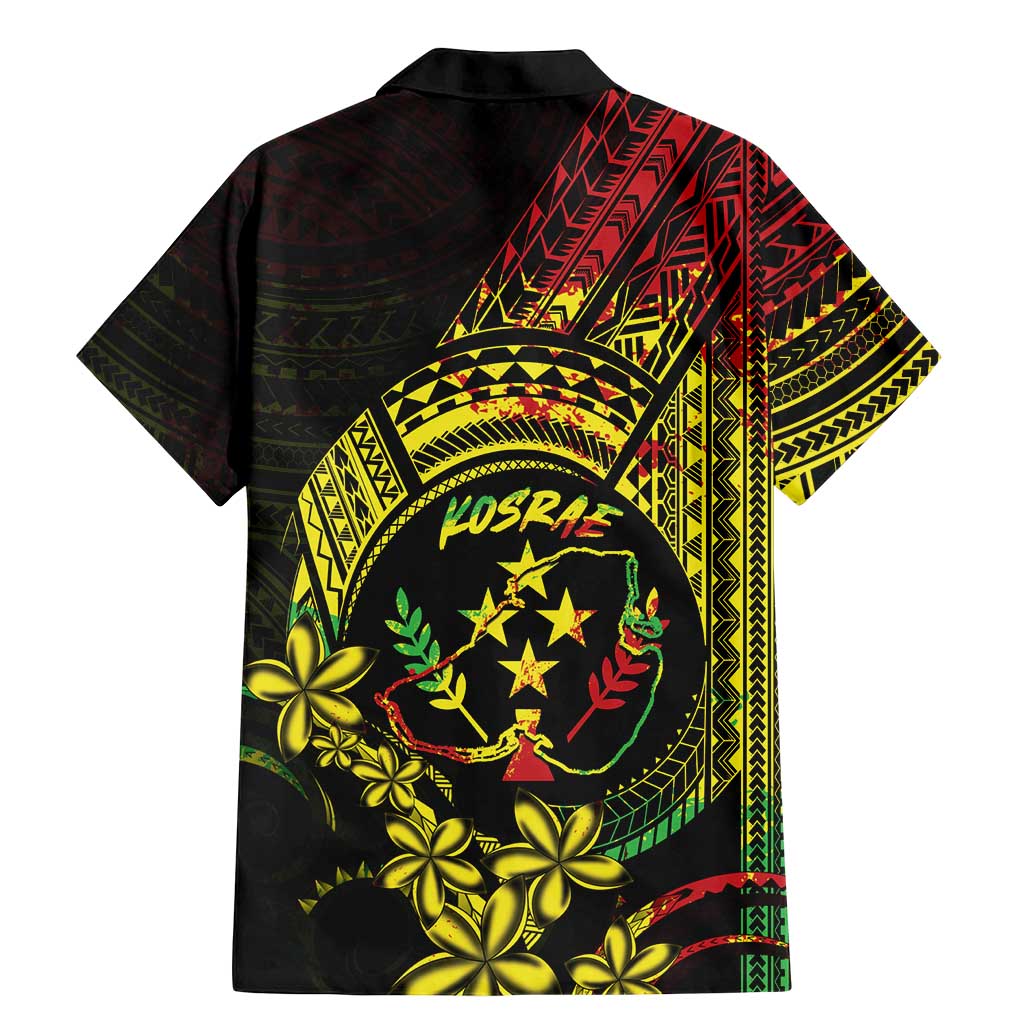 Reggae Kosrae Liberation Day Family Matching Mermaid Dress and Hawaiian Shirt September 8 Polynesian Tattoo - Polynesian Pride