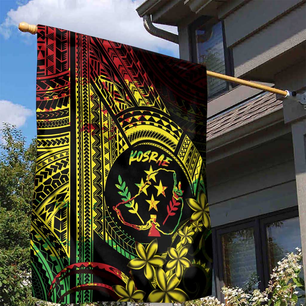 Reggae Kosrae Liberation Day Garden Flag September 8 Polynesian Tattoo - Polynesian Pride