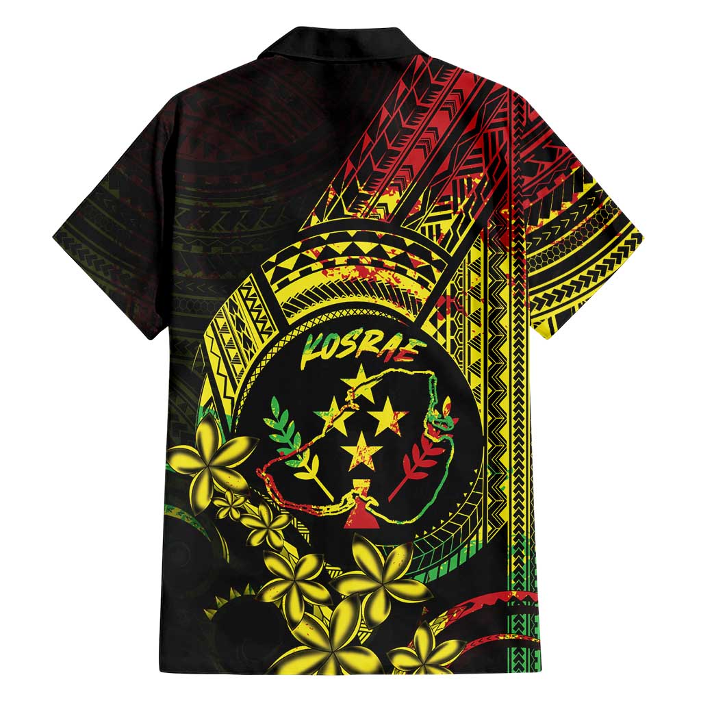 Reggae Kosrae Liberation Day Hawaiian Shirt September 8 Polynesian Tattoo - Polynesian Pride