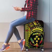 Reggae Kosrae Liberation Day Luggage Cover September 8 Polynesian Tattoo - Polynesian Pride