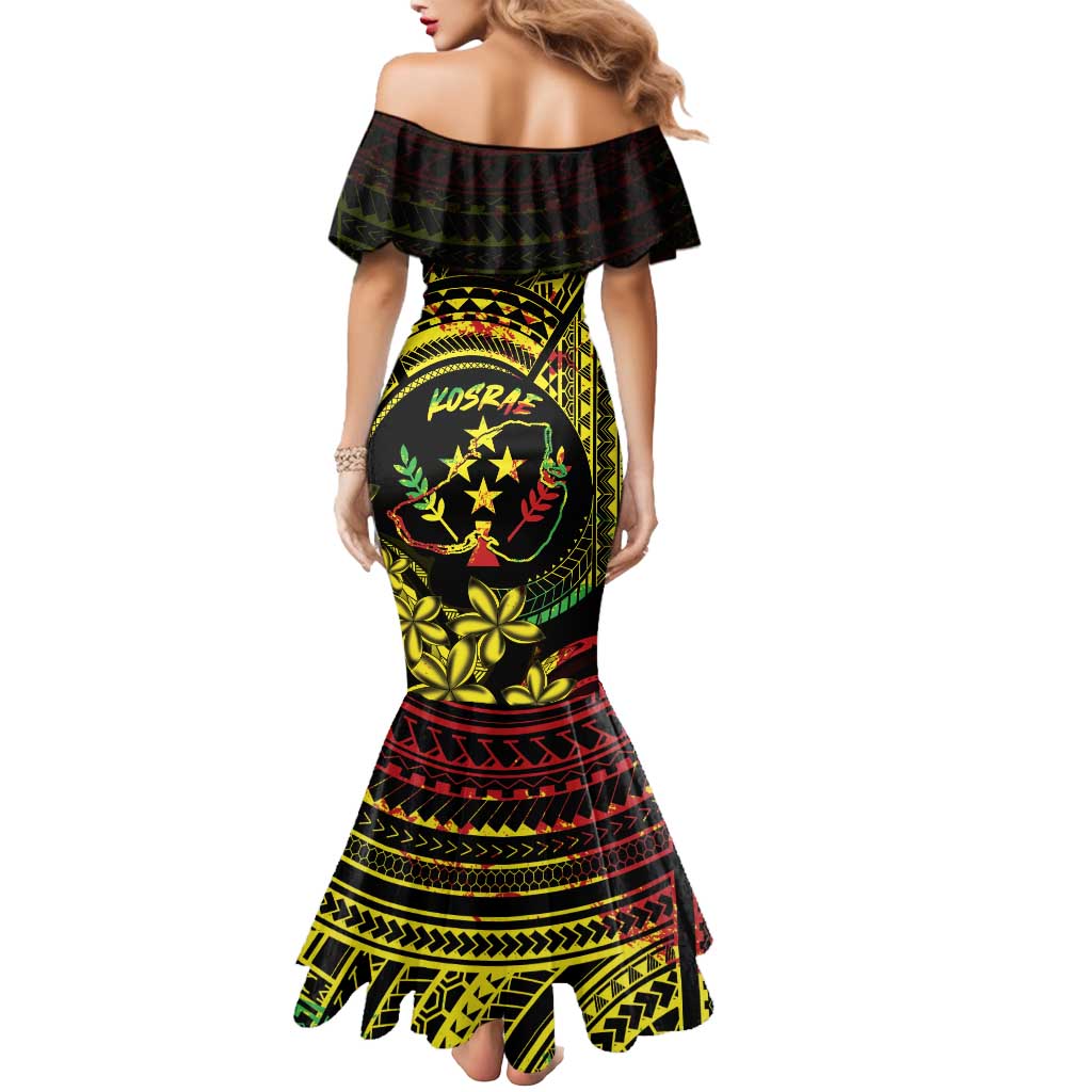 Reggae Kosrae Liberation Day Mermaid Dress September 8 Polynesian Tattoo - Polynesian Pride